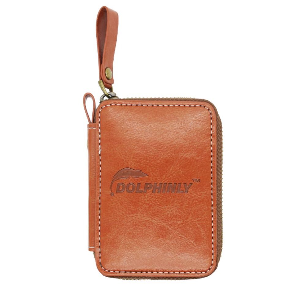 Fishing Lure Jig - PU Leather Lure Wallet Bag Carrying