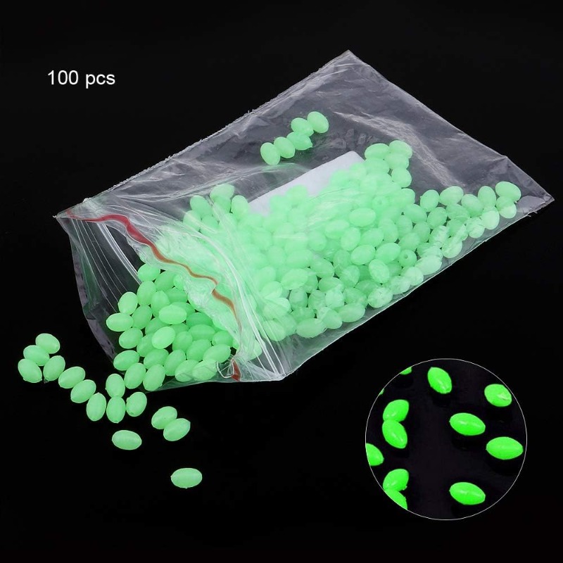 100pcs/lot Oval Night Luminous - Fishing Lure Topwater recension och pris