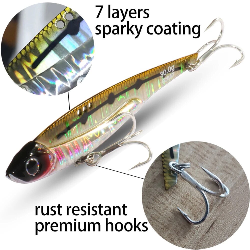 GOBAIT VIB Fishing Lure 20g 25 - Fishing Lure Blade Bait recension och pris