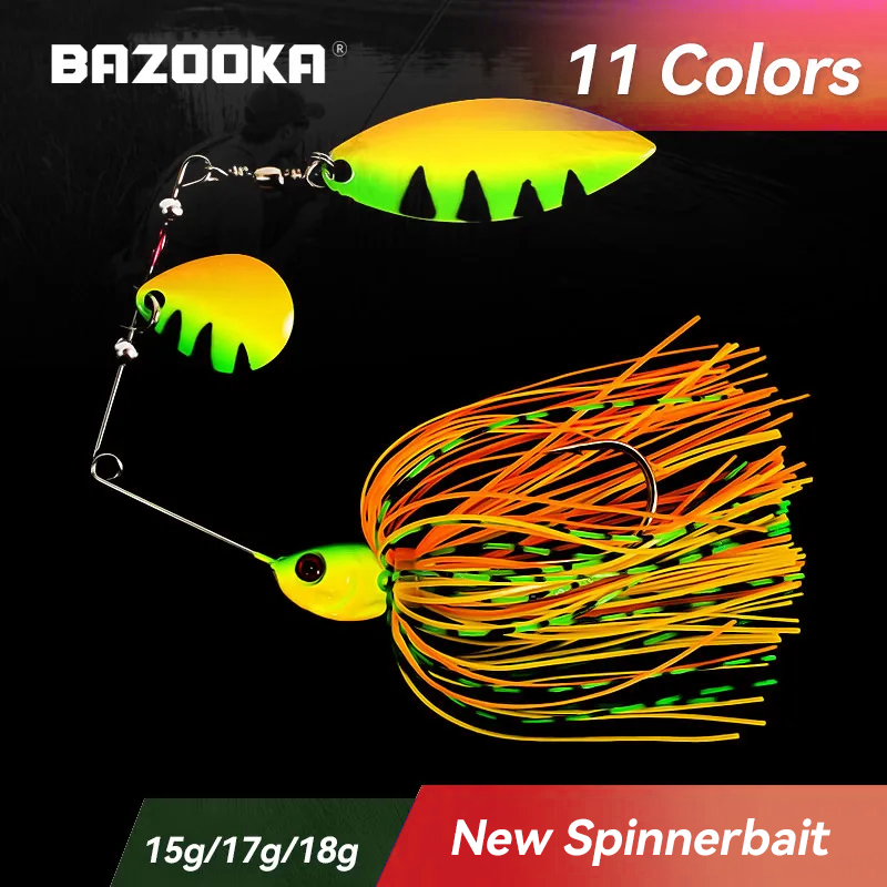 Bazooka 15g 18g Spinnerbait Fi - Fishing Lure Spoon recension och pris