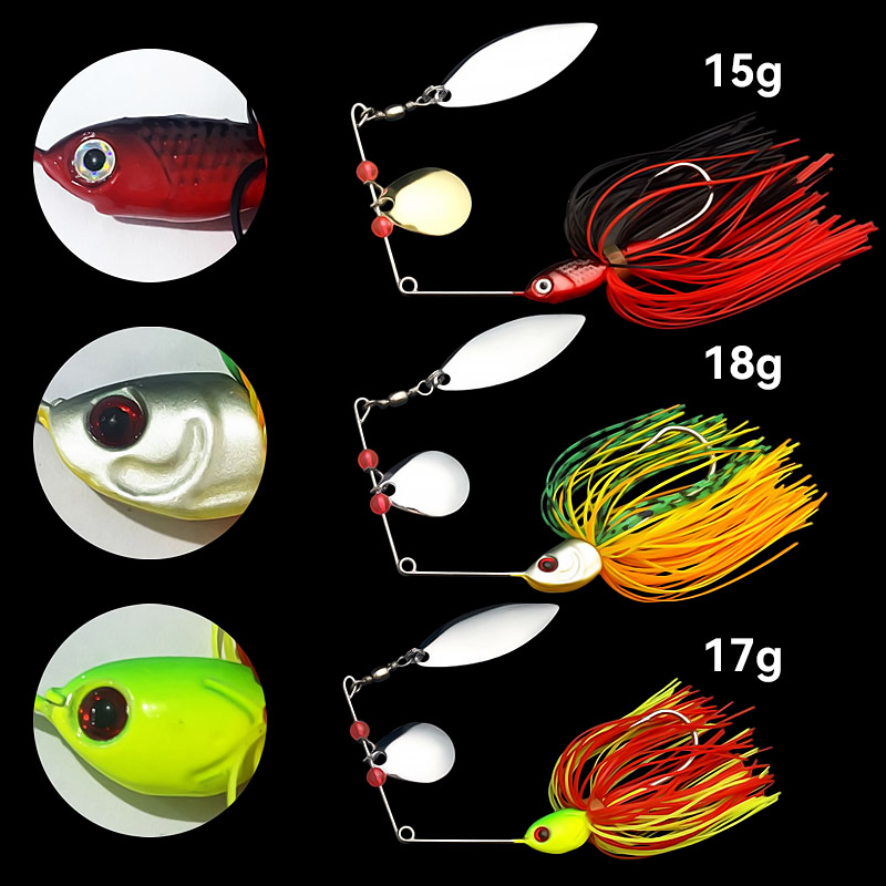 Bazooka 15g 18g Spinnerbait Fi - Fishing Lure Spoon recension och pris