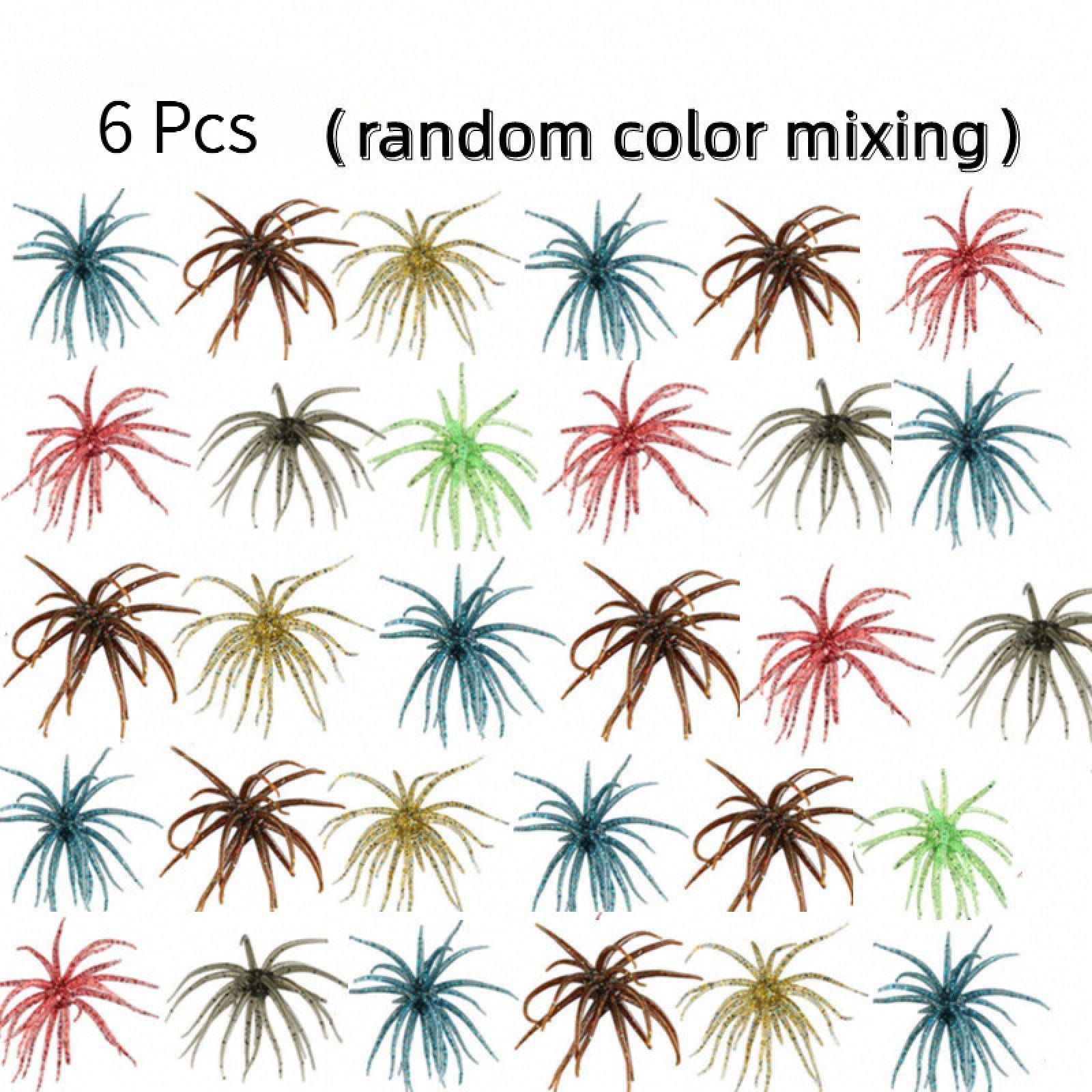 6Pcs Fishing Sea Urchin Soft L - Fishing Lure Topwater recension och pris