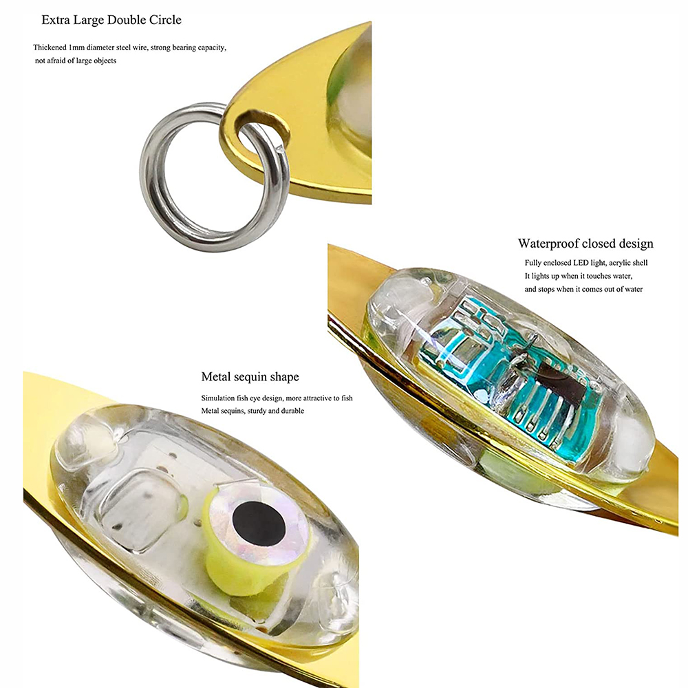 PRO BEROS LED Fishing Deep Dro - Fishing Lure Spoon recension och pris