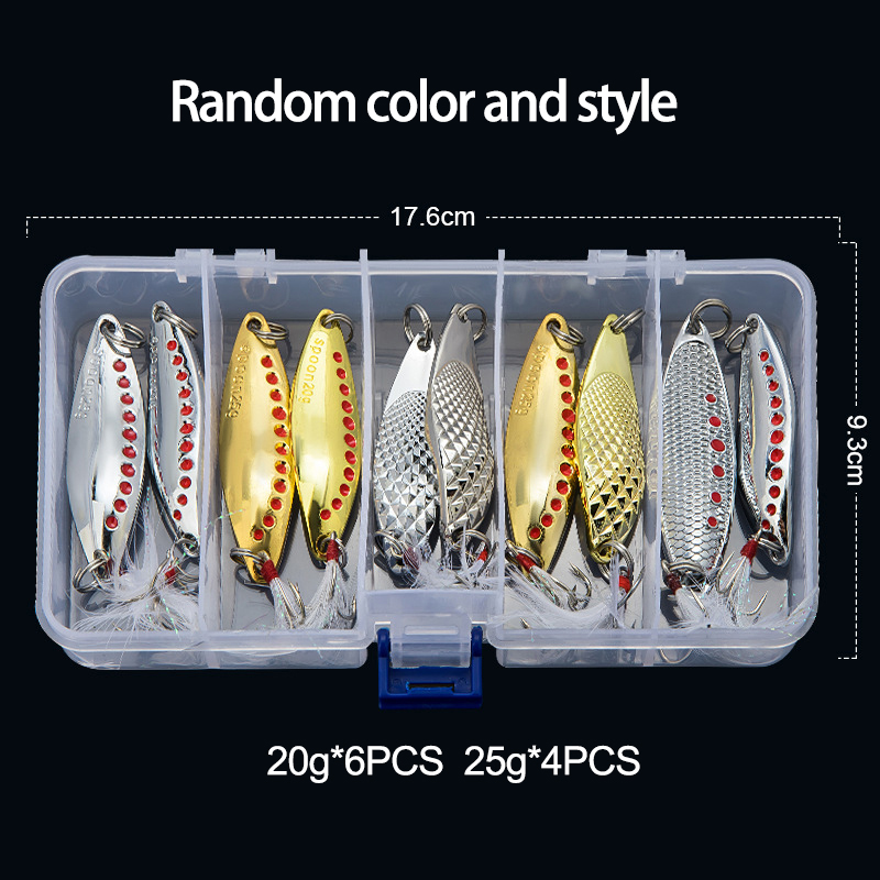 Metal Spoon Spinner Fishing Lu - Fishing Lure Spoon recension och pris