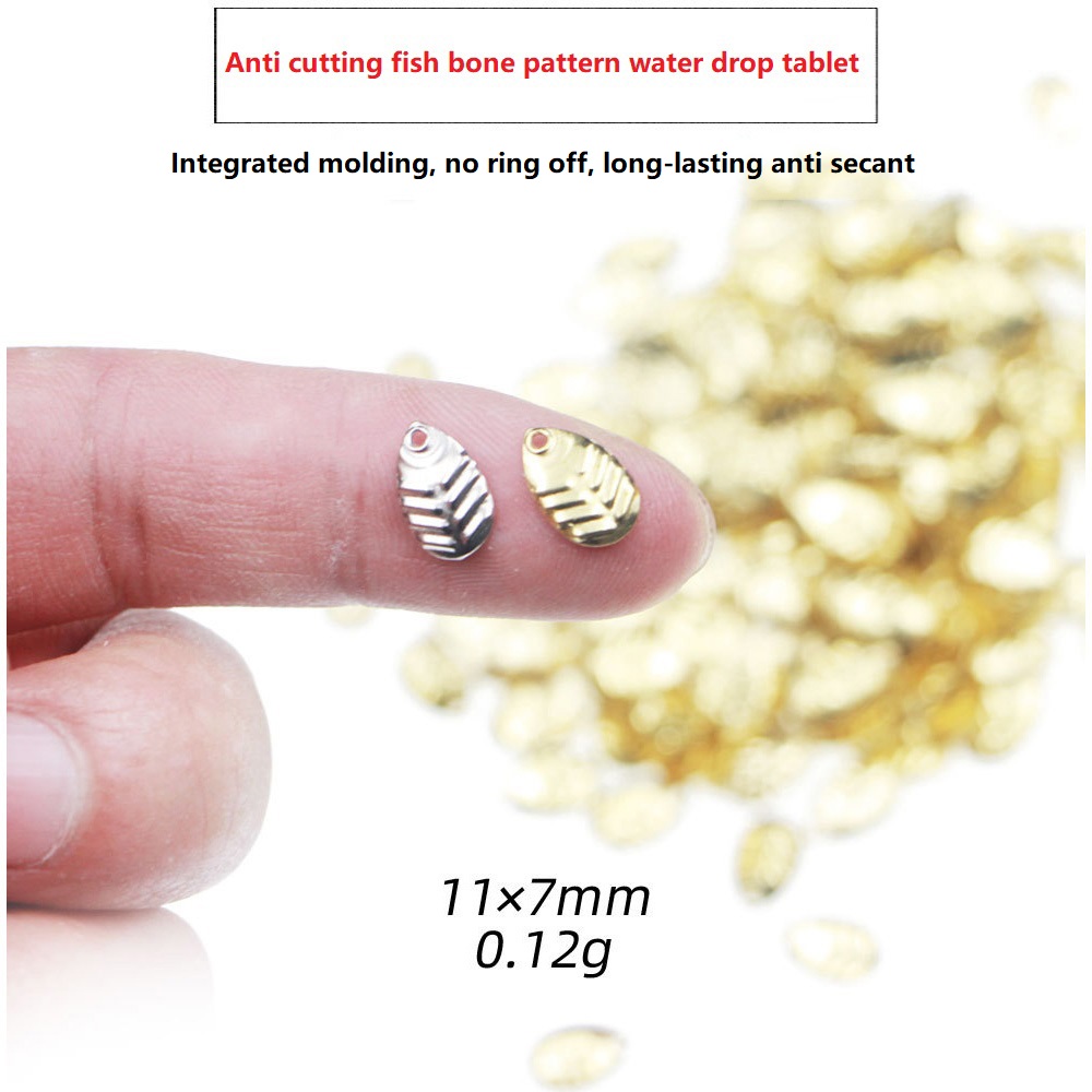 50Pcs/lot DIY Fishing Spinner  - Fishing Lure Spoon recension och pris
