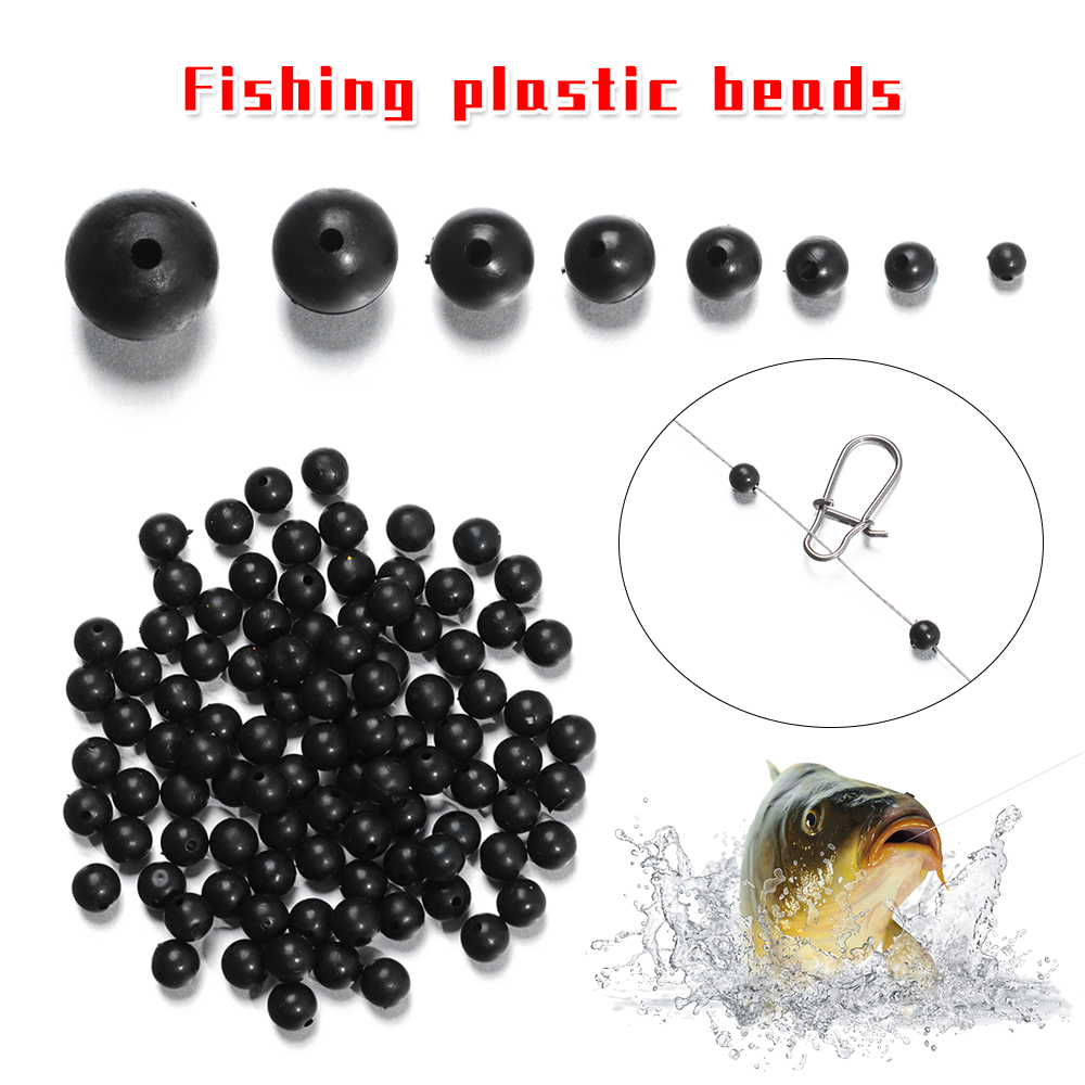 100pcs/lot Fishing Beads Space - Fishing Lure Soft Plastic recension och pris