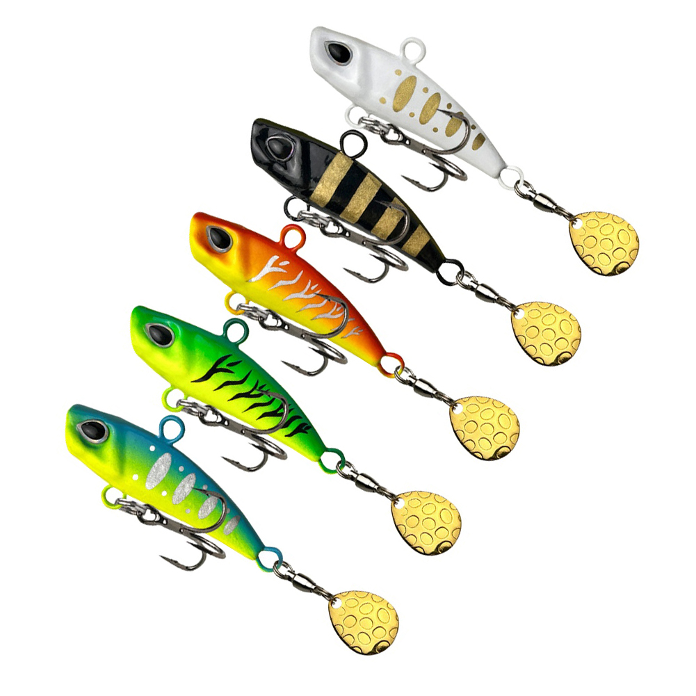 5pcs 7-20g 3D Eyes Metal Vib B - Fishing Lure Blade Bait recension och pris