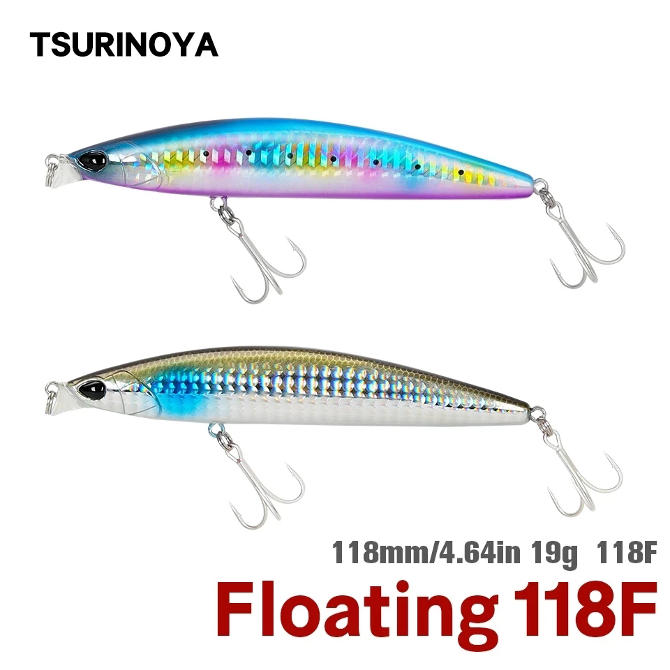TSURINOYA-Shallow Range Floati - Fishing Lure Jerkbait recension och pris