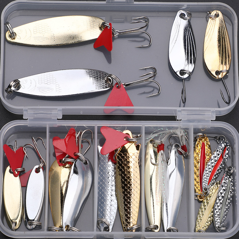 Fishing Lure Kit 16 Pcs Sets T - Fishing Lure Spoon recension och pris