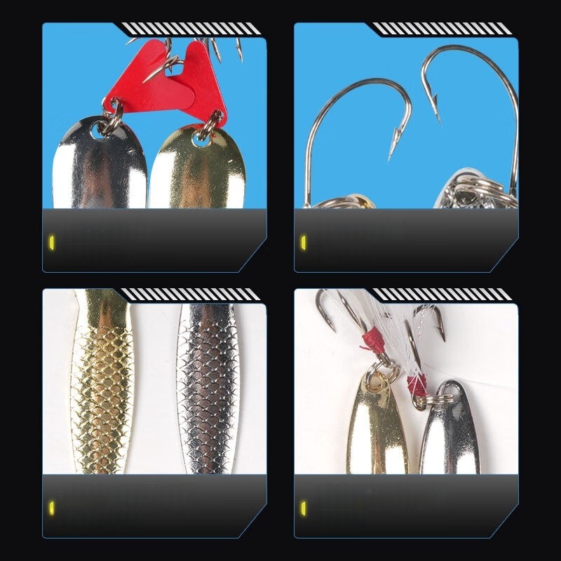 Fishing Lure Kit 16 Pcs Sets T - Fishing Lure Spoon recension och pris