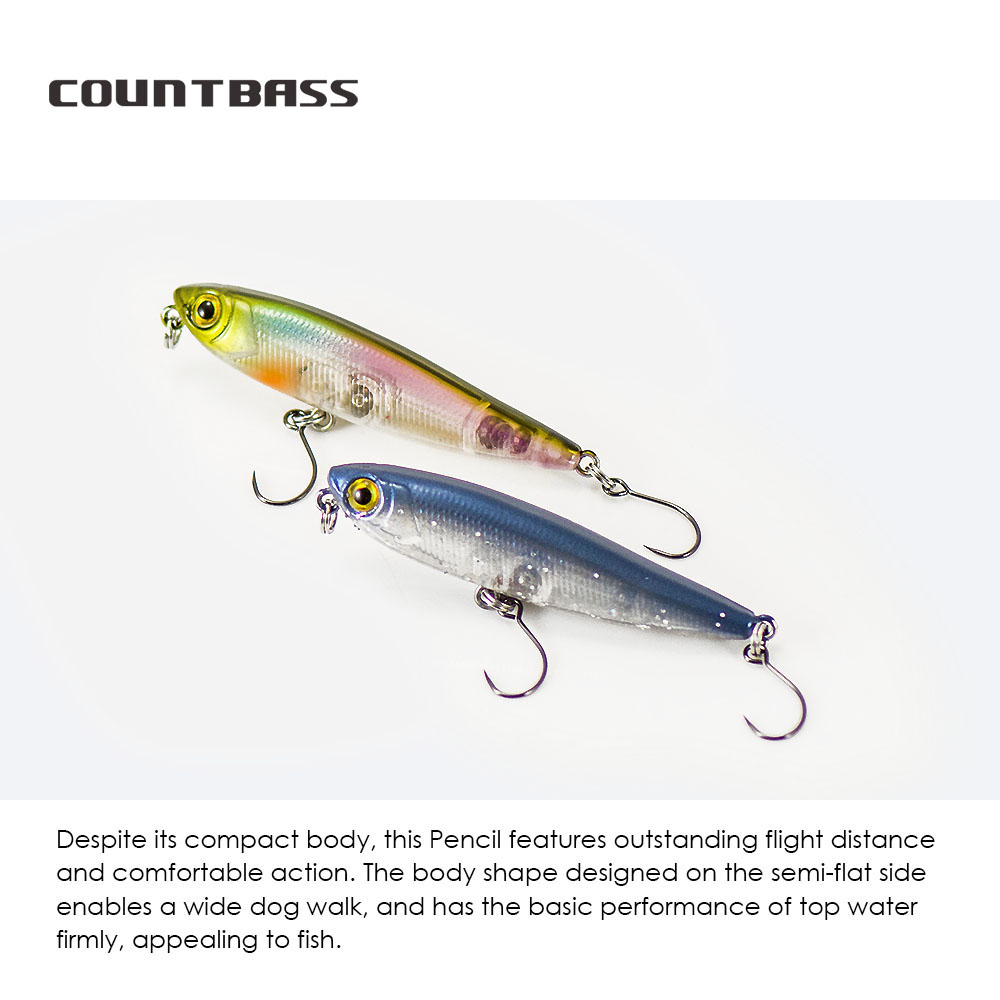 COUNTBASS Wobbler Topwater 55m - Fishing Lure Topwater recension och pris
