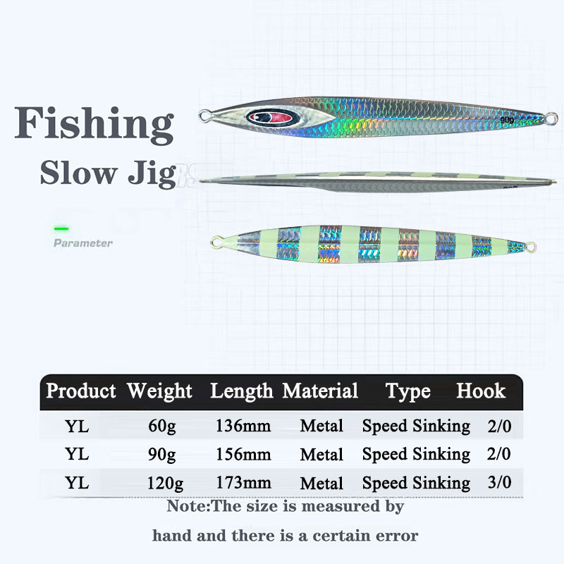 Long Blade Pesca Fast Jig Vert - Fishing Lure Blade Bait recension och pris