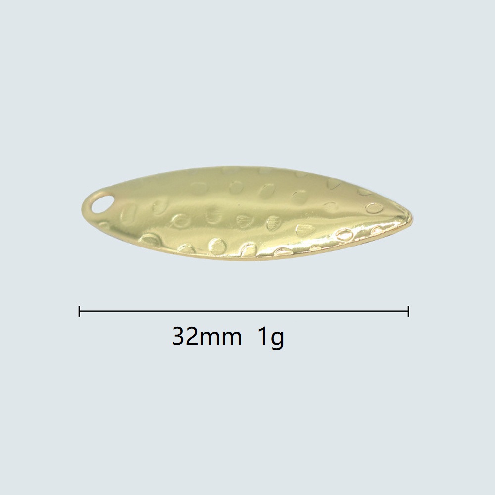 10Pcs/lot Willow Leaf Sequin P - Fishing Lure Spoon recension och pris