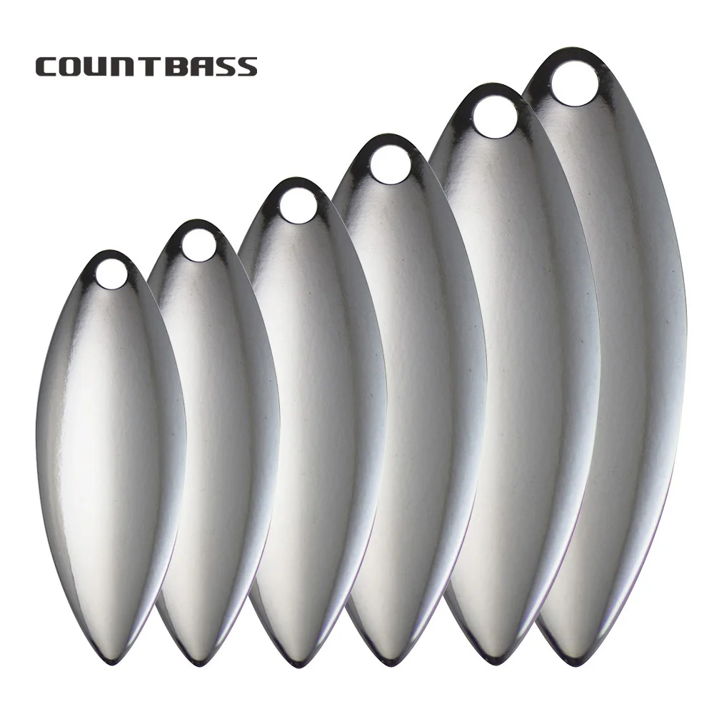 Countbass 50pcs Size 1-6 Nicke - Fishing Lure Blade Bait recension och pris