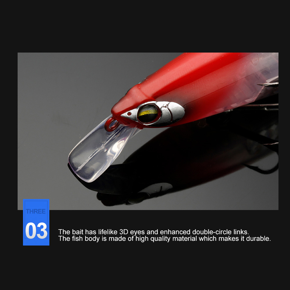 JOHNCOO Floating Minnow 130mm  - Fishing Lure Blade Bait recension och pris