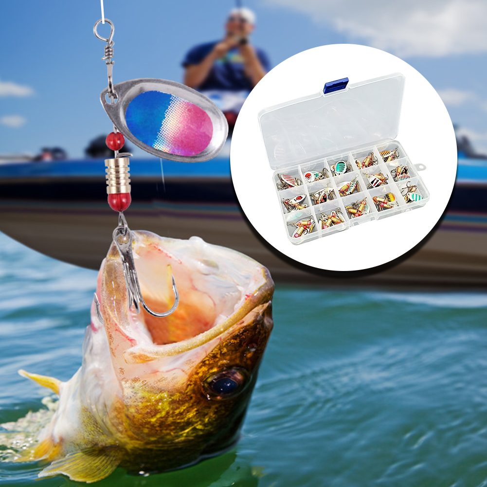 30pcs Metal Spoon Spinner Fish - Fishing Lure Spoon recension och pris