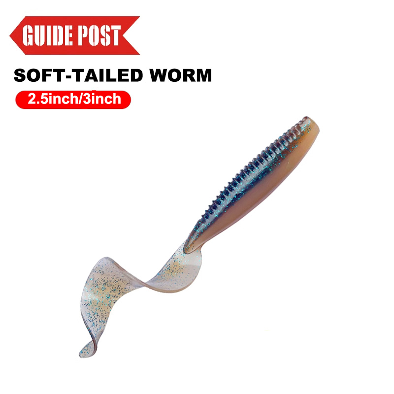 GUIDE POST 2.0/2.5/3.0inch Sof - Fishing Lure Soft Plastic recension och pris