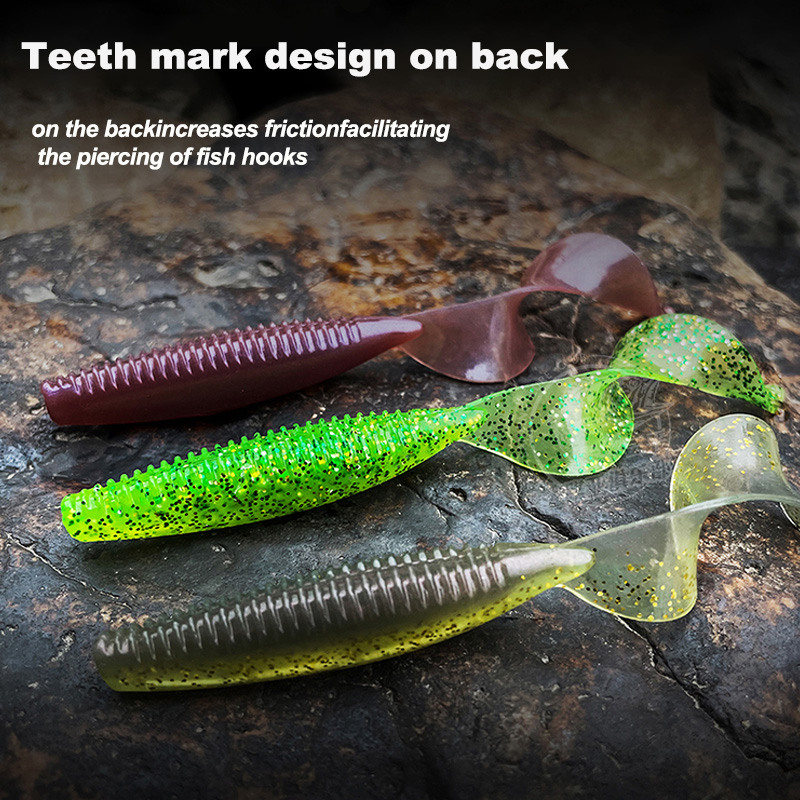 GUIDE POST 2.0/2.5/3.0inch Sof - Fishing Lure Soft Plastic recension och pris