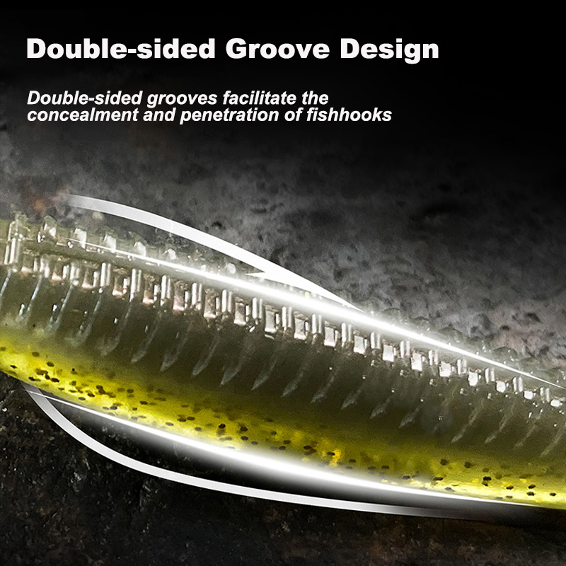 GUIDE POST 2.0/2.5/3.0inch Sof - Fishing Lure Soft Plastic recension och pris
