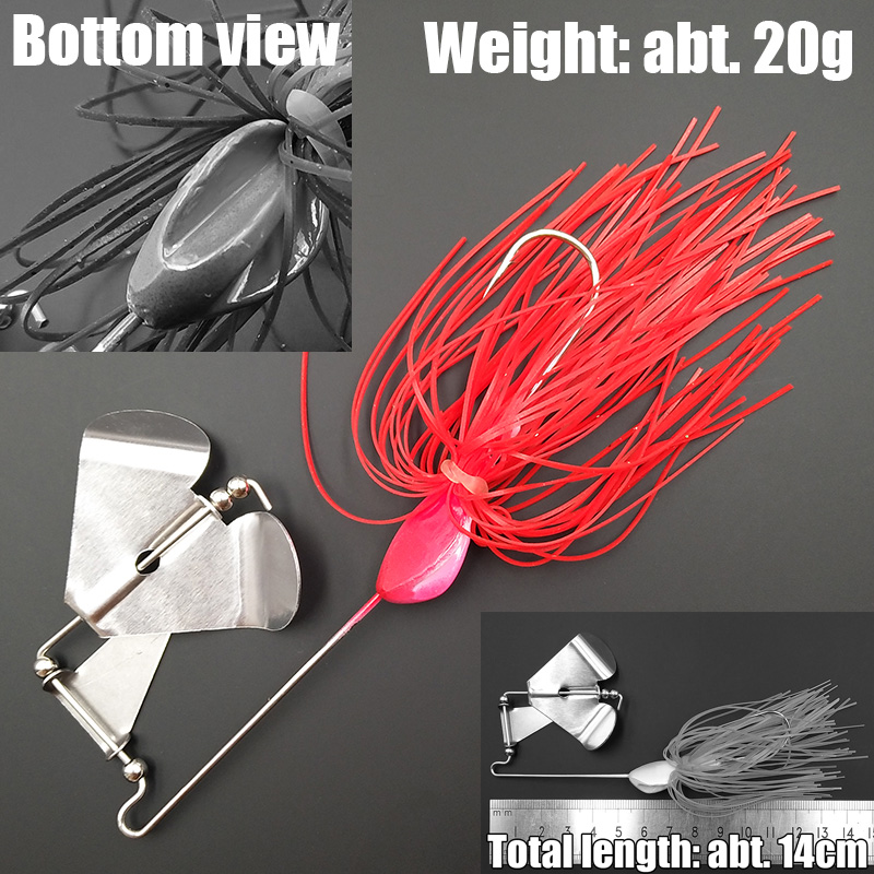 wusanban Lunker Spinner Baits  - Fishing Lure Blade Bait recension och pris
